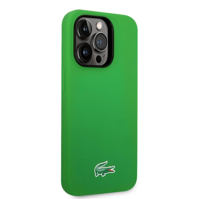 Lacoste HC Magsafe Silicone Croc Logo for iPhone 15 Pro -Green - SW1hZ2U6MTYyMjQzNQ==