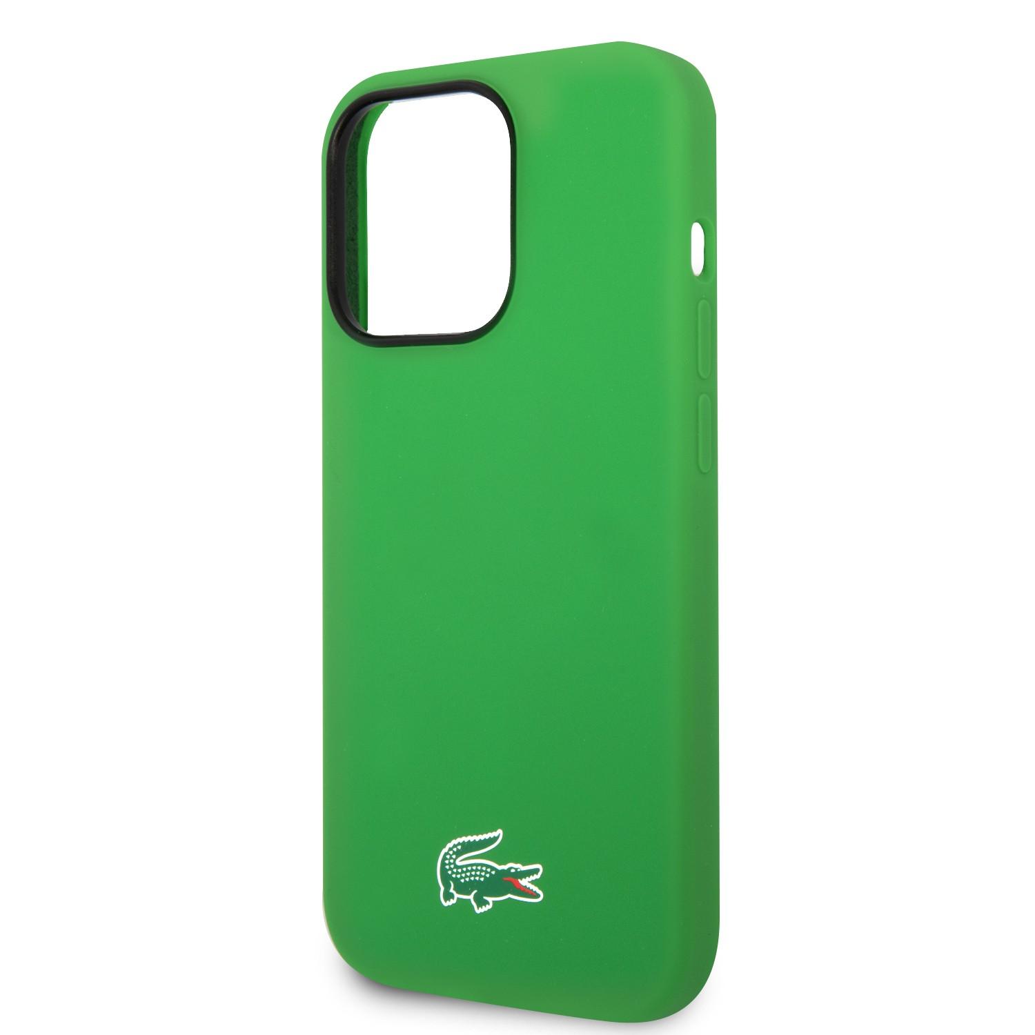 Lacoste HC Magsafe Silicone Croc Logo for iPhone 15 Pro -Green