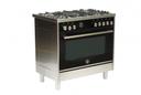 فرن غاز ايطالي 5 شمعات وبمساحة 90x60 سم برتازوني Lagermania FULL GAS COOKER - SW1hZ2U6MTU1OTYxNA==