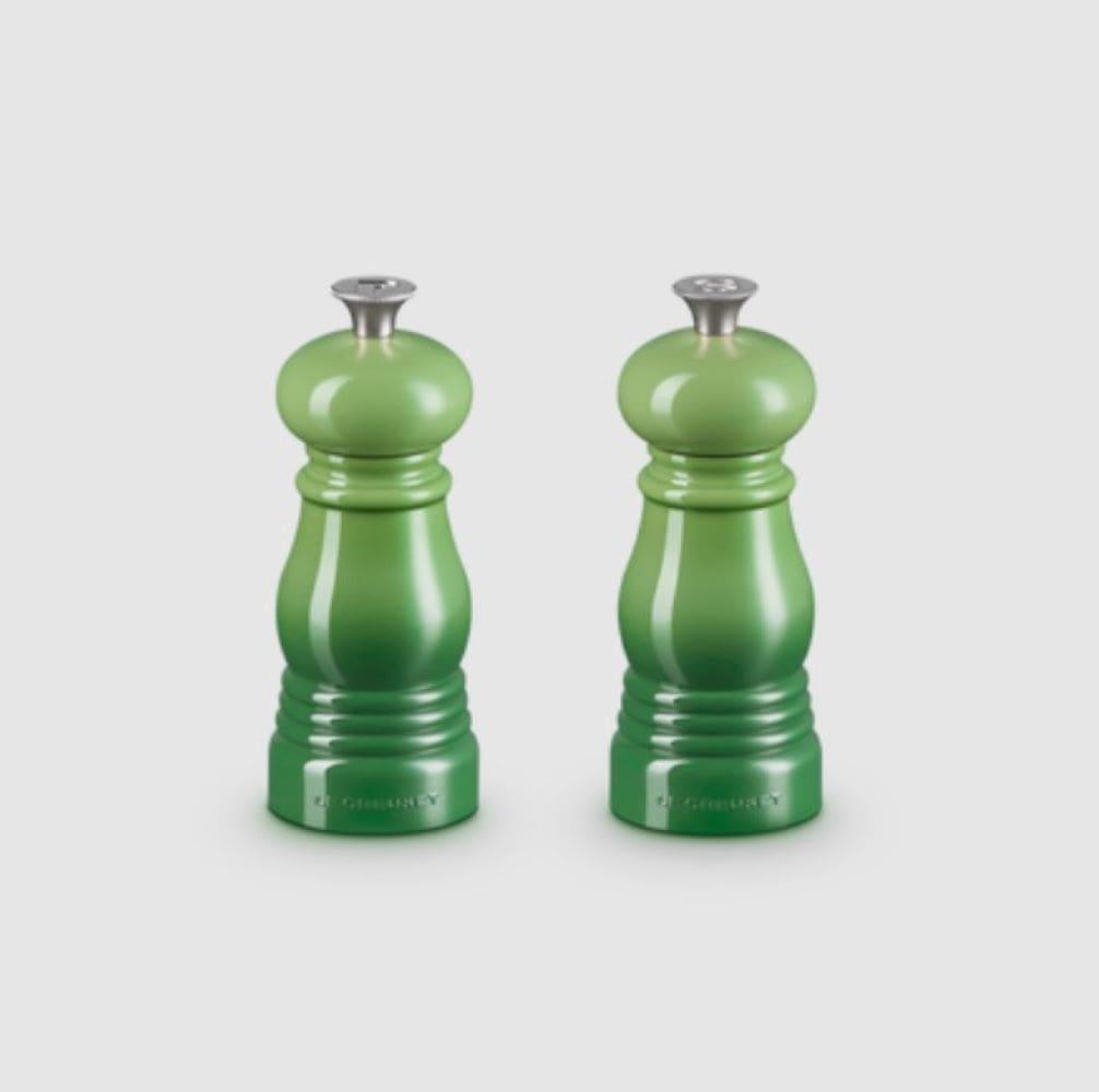 Le Creuset Set Of Pepper And Salt Mill 11CM Bamboo Green