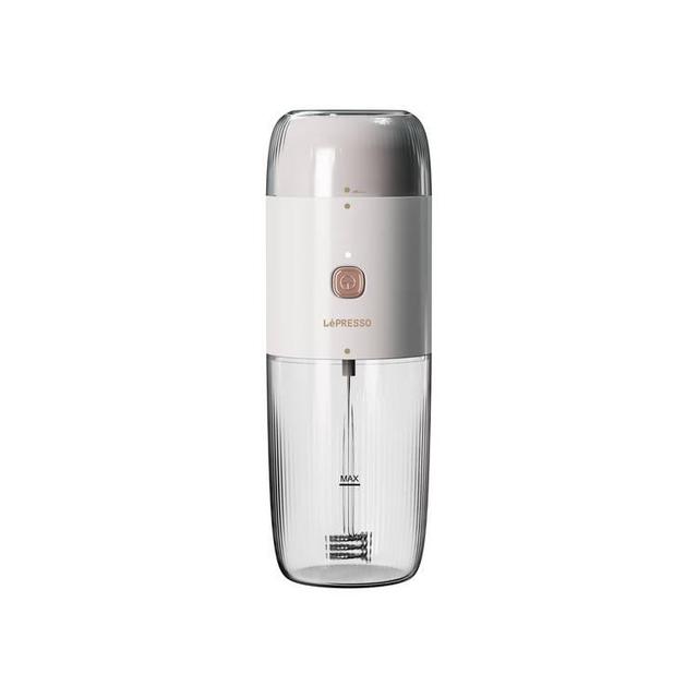 LePresso 2 in 1 Portable Milk Frother and Coffee Grinder 150mL 45W - White - SW1hZ2U6MTYyMjEzMg==