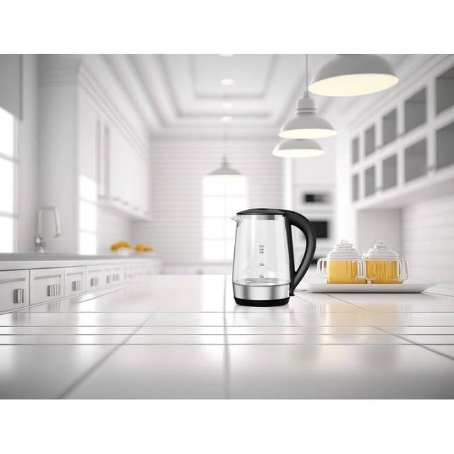 LePresso 360 Transparent Quick-Boil Glass Kettle 1.7L 2200W - Black - SW1hZ2U6MTYyMjEyNQ==