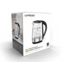 LePresso 360 Transparent Quick-Boil Glass Kettle 1.7L 2200W - Black - SW1hZ2U6MTYyMjEyOQ==