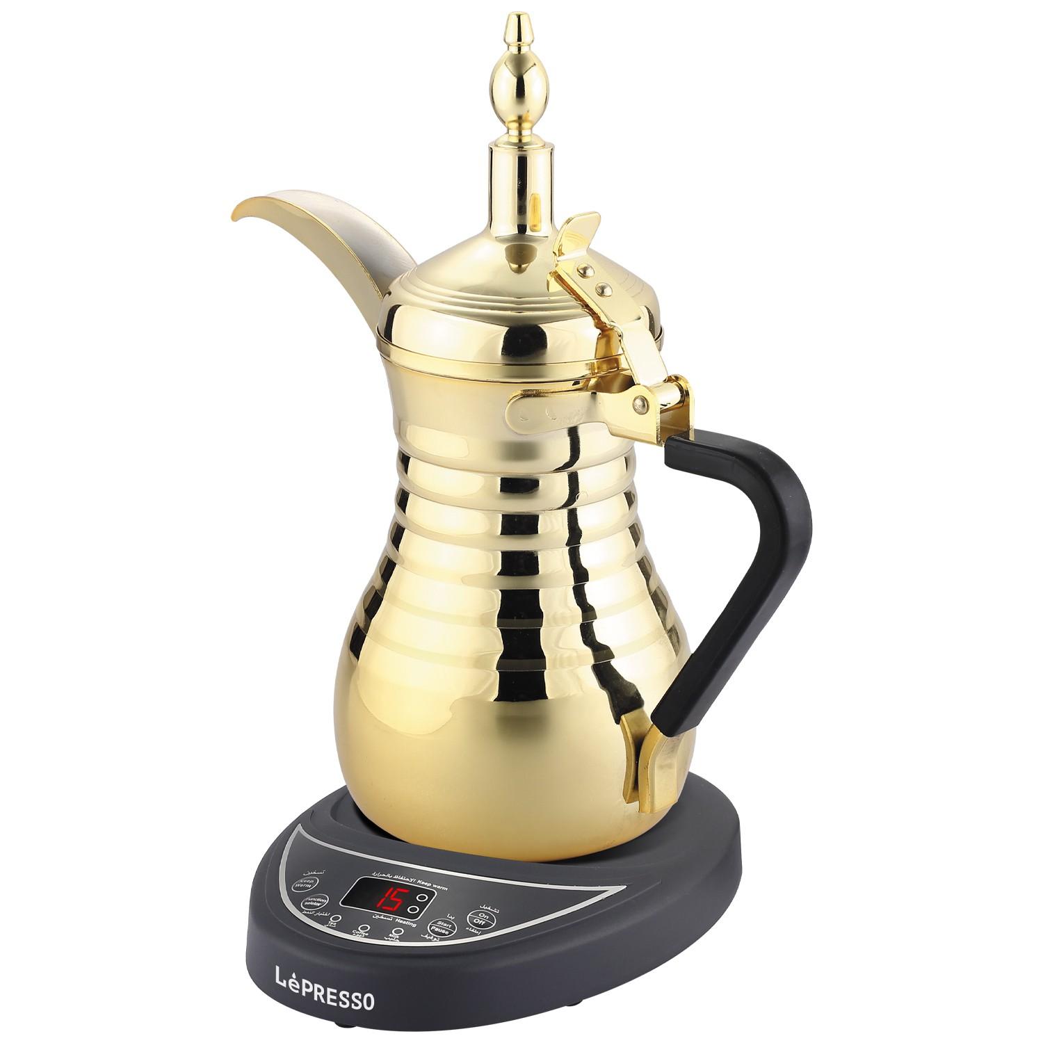 https://jomla.ae/_next/image/?url=https%3A%2F%2Fwp.jomla.ae%2Fwp-content%2Fuploads%2F2023%2F09%2FLePresso-Electrical-Arabic-Coffee-Maker-800W-0.75L-GoldLPARCMGD6083749676860.jpg&w=3840&q=75