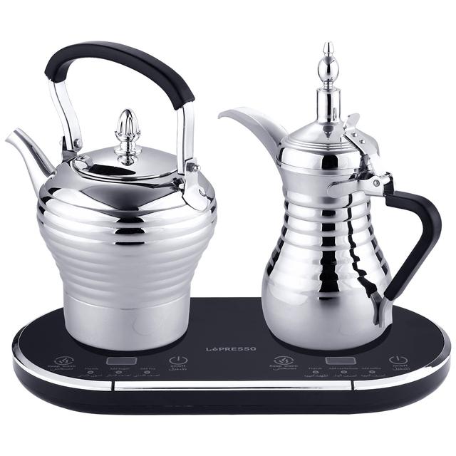 LePresso Electrical Arabic Coffee and Tea Maker 1600W - Silver - SW1hZ2U6MTc1OTAwOQ==