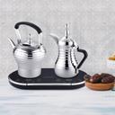 طقم دلة وبراد كهربائية 1600 واط فضي ليبريسو LePresso Electrical Arabic Coffee and Tea Maker - SW1hZ2U6MTYyMjA4OA==