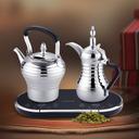 طقم دلة وبراد كهربائية 1600 واط فضي ليبريسو LePresso Electrical Arabic Coffee and Tea Maker - SW1hZ2U6MTc1OTAxMQ==