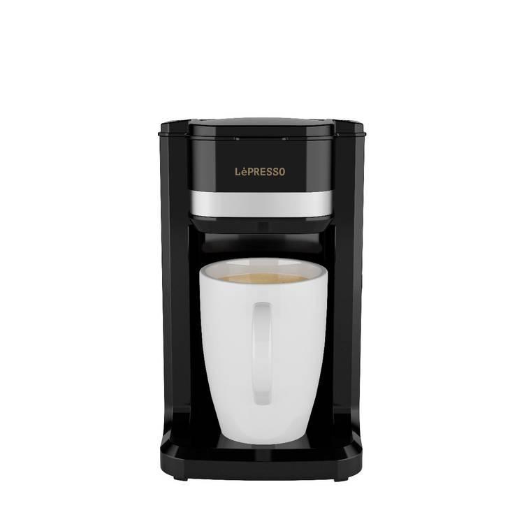 ماكينة صنع القهوة 350 واط 125 مل أسود ليبريسو LePresso One Cup Coffee Maker
