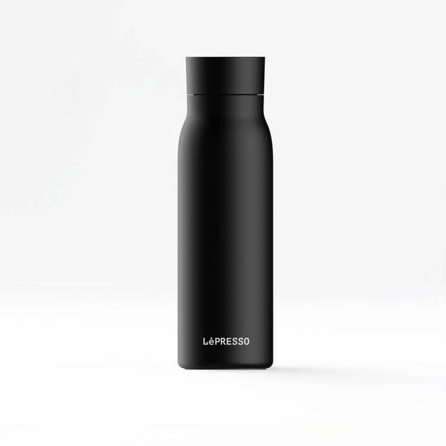 LePresso Smart Hydration Vacuum Bottle 600mL 220mAh ( Stainless Steel ) - Black - SW1hZ2U6MTYyMTk3Ng==