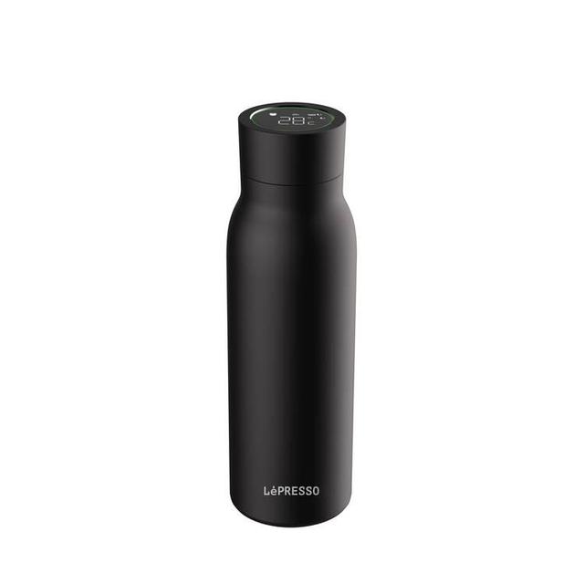 LePresso Smart Hydration Vacuum Bottle 600mL 220mAh ( Stainless Steel ) - Black - SW1hZ2U6MTYyMTk3NA==