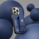 كفر ايفون 15 برو ماكس مع مسكة جوال للسيارة أزرق ليفيلو Levelo Morphix Gripstand Case With Cardholder For iPhone 15 Pro Max - SW1hZ2U6MTYxOTk5NA==