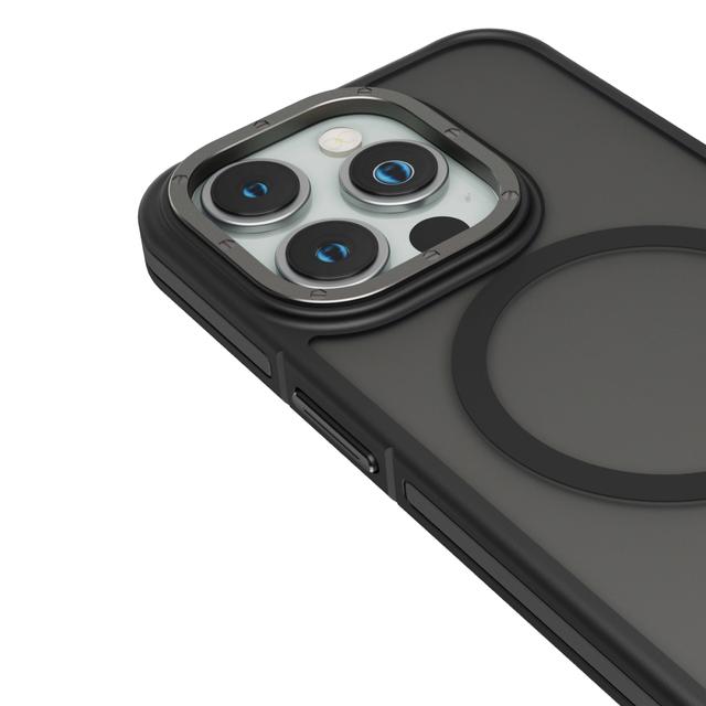 كفر ايفون 15 برو ماكس مقاوم للصدمات اسود غيس Levelo Rouge Case For iPhone 15 Pro Max - SW1hZ2U6MTYxOTM2Nw==