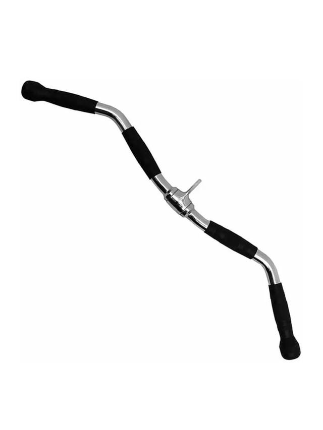 Body Solid Curl Bar Lat Attachment Rotating with Rubber Grips - SW1hZ2U6MTUyODk3NQ==