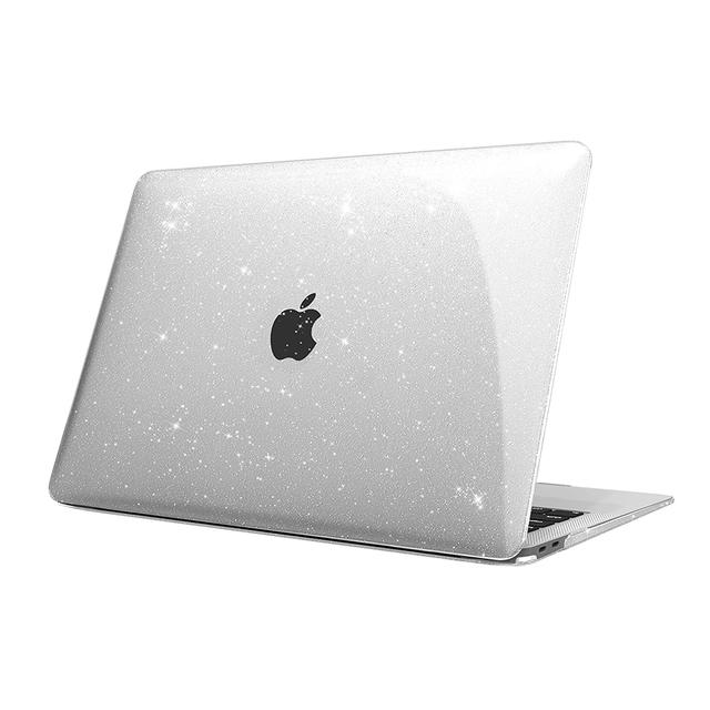 O Ozone Glitter Bling Case for MacBook Pro 13.3 inch Case 2020- 2016 Release Model A1706 A1708 A1989 A2159 A2289 A2251 A2338 Laptop Hard Shell Case Cover- White - SW1hZ2U6MTU5ODcxMw==