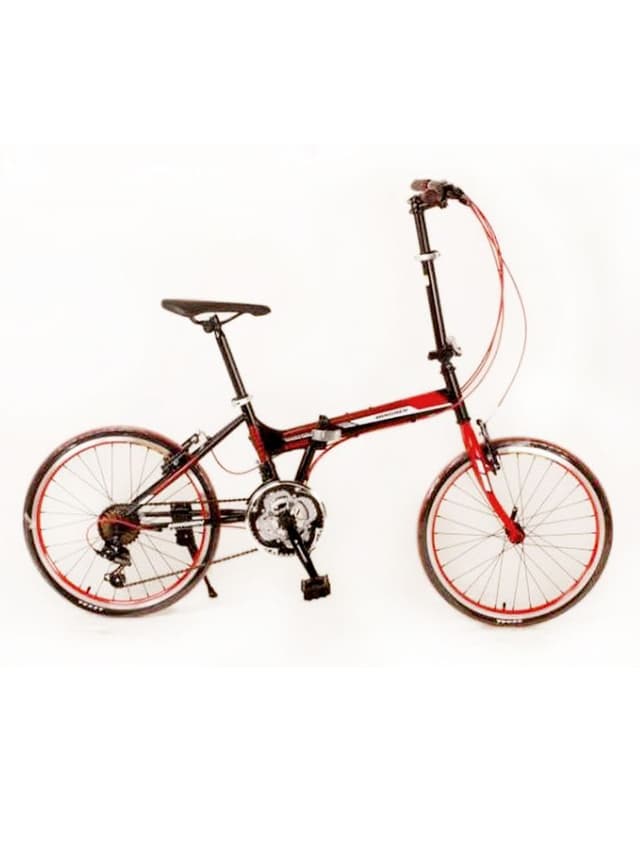 دراجة هوائية قابلة للطي باللون الأحمر مينجرين Mingren King Fold Folding Bike - 719585