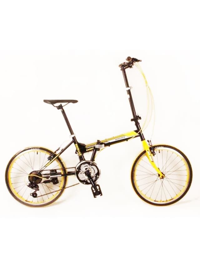 دراجة هوائية قابلة للطي باللون الأصفر مينجرين Mingren King Fold Folding Bike - 719584