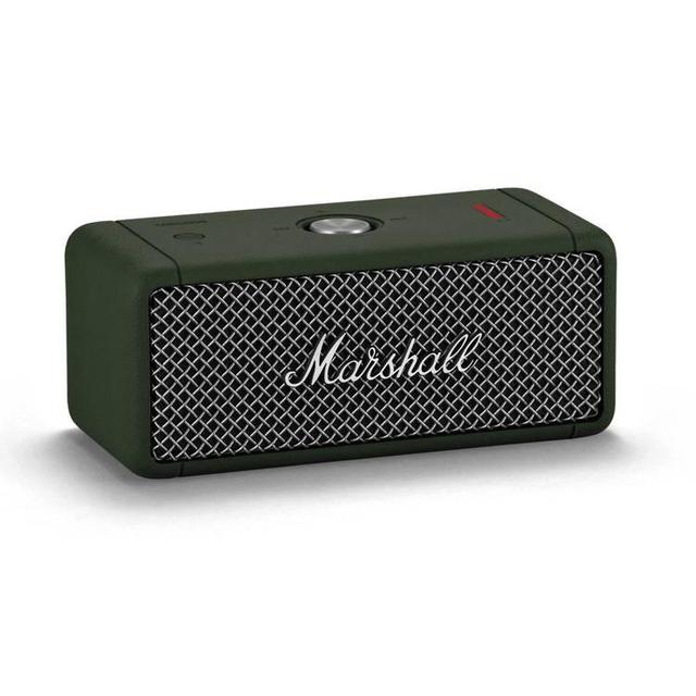 مكبر صوت بلوتوث بلون زيتي مارشال  Marshall Emberton Compact Portable Wireless Speaker - - SW1hZ2U6MTYxNzUyOQ==