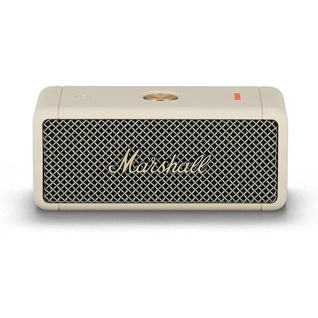 مكبر صوت بلوتوث بلون كريمي مارشال Marshall Emberton II Compact Portable Wireless Speaker - - SW1hZ2U6MTYxNzUxMg==