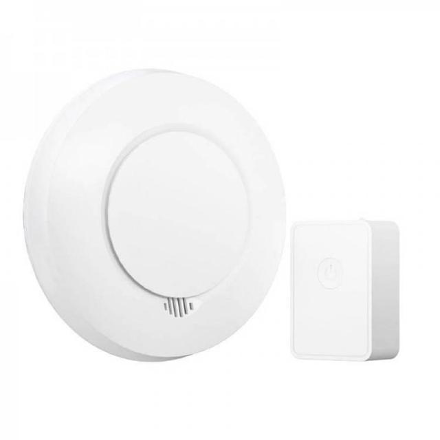 جهاز انذار الحريق الذكي يعمل على بطارية أبيض من ميروس Meross Smart Smoke Alarm Kit with Hub - SW1hZ2U6MTYxNjY2MQ==