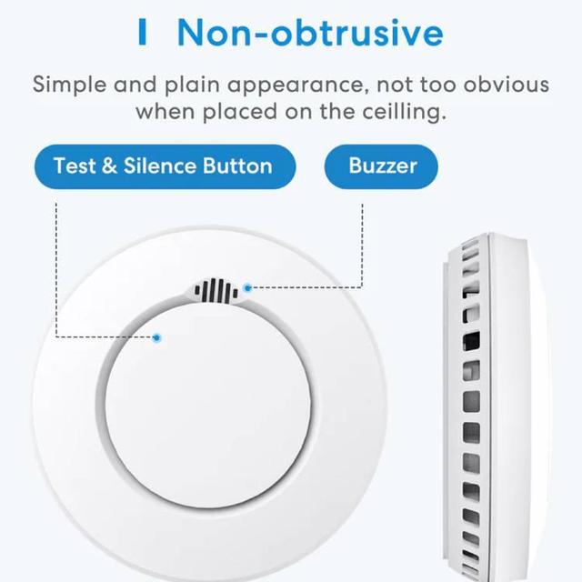 جهاز انذار الحريق الذكي يعمل على بطارية أبيض من ميروس Meross Smart Smoke Alarm Kit with Hub - SW1hZ2U6MTYxNjY2NQ==