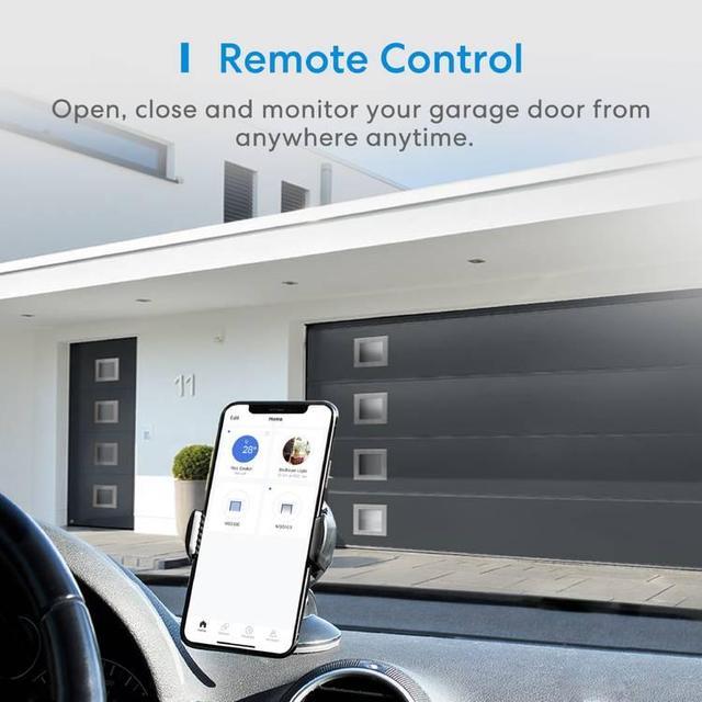 جهاز باب الكراج الذكي واي فاي من ميروس Meross Smart Wi-Fi Garage Door Opener - SW1hZ2U6MTYxNjYzOQ==