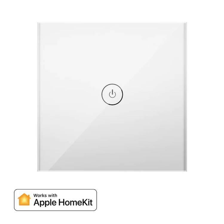 Meross Smart Wi-Fi Wall Switch with 1 Gang 1 Way Physical Button (EU) - White