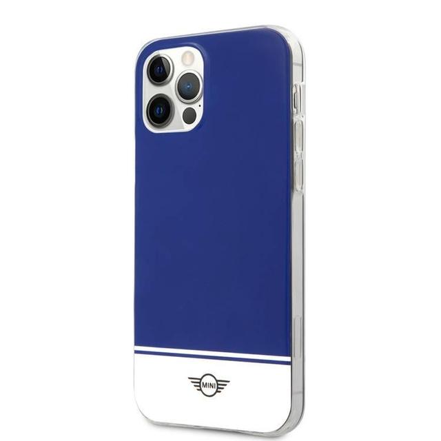 جراب ايفون 12 برو ماكس أزرق بحري ميني كوبر Mini Cooper PC/TPU Bottom Stripe Hard Case for iPhone 12 Pro Max (6.7") Navy - SW1hZ2U6MTYxNjUxMw==