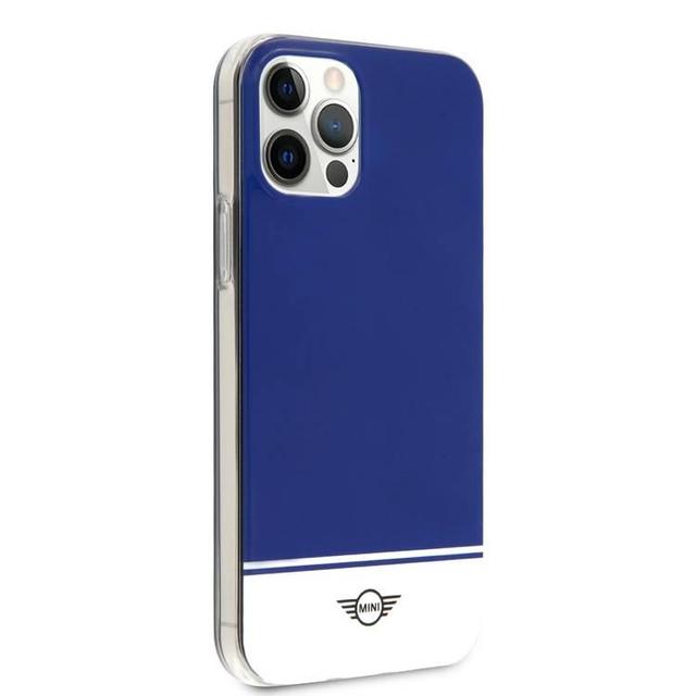 جراب ايفون 12 برو ماكس أزرق بحري ميني كوبر Mini Cooper PC/TPU Bottom Stripe Hard Case for iPhone 12 Pro Max (6.7") Navy - SW1hZ2U6MTYxNjUxOA==