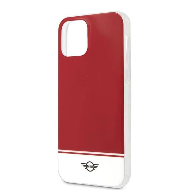 جراب ايفون12برو ماكس (6.7 بوصة) احمر من ميني كوبر 12Mini Cooper PC/TPU Bottom Stripe Hard Case for iPhone 12 Pro Max ( - SW1hZ2U6MTYxNjUwNA==