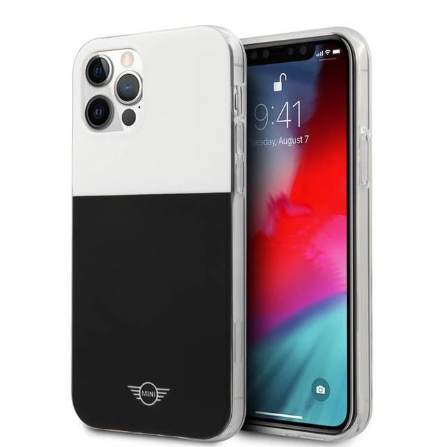 جراب آيفون 12 برو ماكس (6.7 بوصة)  ابيض من ميني كوبر Mini Cooper PC/TPU Color Block Hard Case for iPhone 12 Pro Max - SW1hZ2U6MTYxNjQ1NQ==