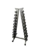 طقم دمبل بأوزان 1-10 كجم مع حامل اثقال من اكسوكس فيتنس Axox Fitness Neoprene DumbbellÂ with Rack - SW1hZ2U6MTUzNDg3Ng==