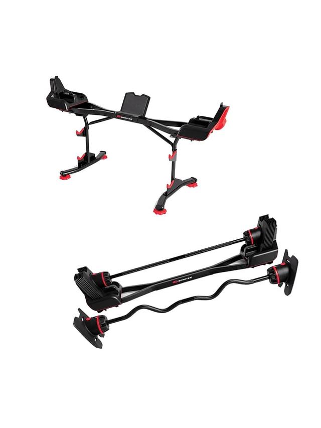 بار حديد قابل للتعديل 2 في 1 مع أوزان 36 كيلو وستاند بوفليكس Bowflex Selectech Barbell-36Kg Set and Stand Combo - SW1hZ2U6MTUwOTE5Ng==