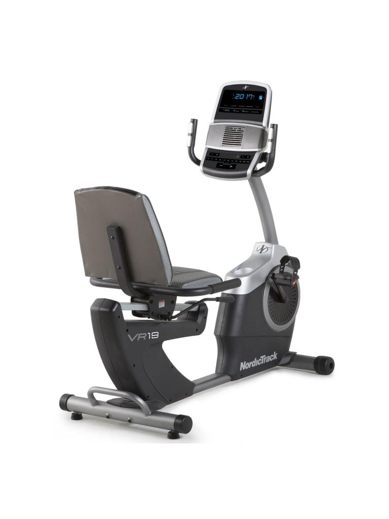 دراجة رياضية ثابتة مع 22 مستوى مقاومة وشاشة بمقاس 5 بوصة نورديك تراك NordicTrack VR19 Recumbent Exercise Bike