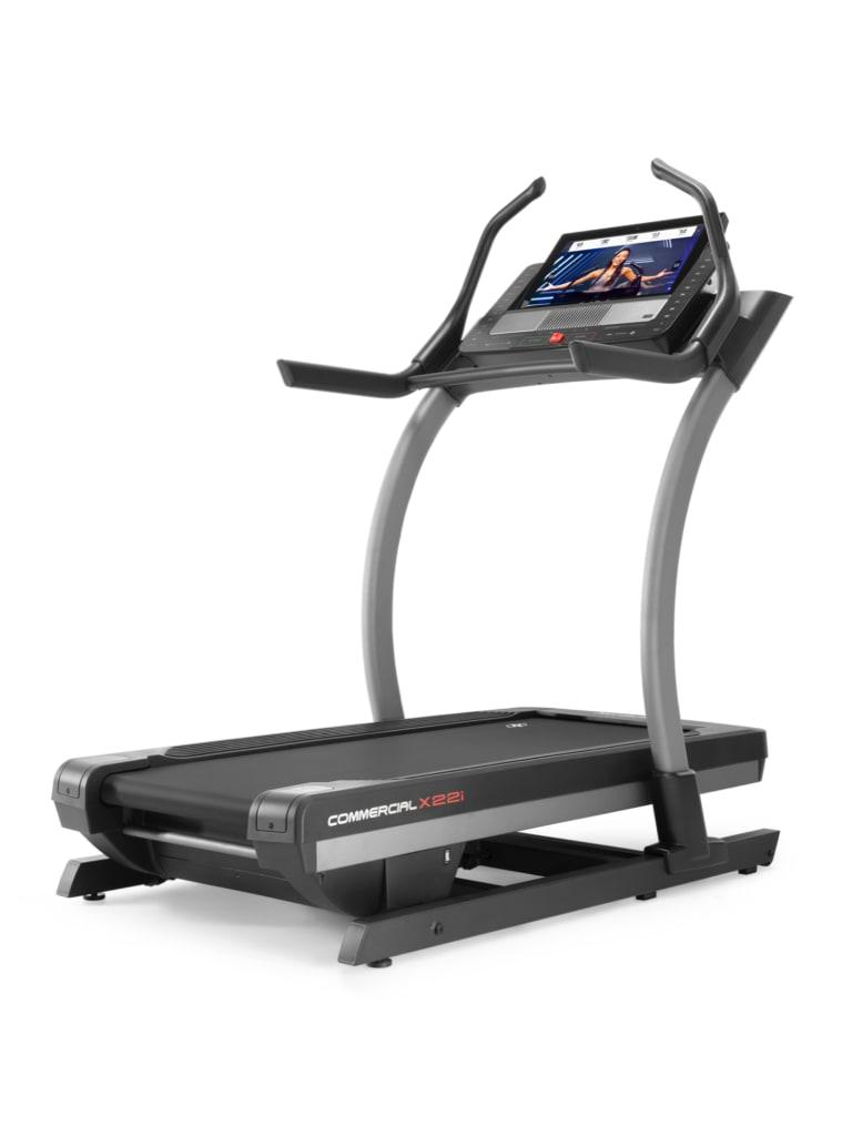 مشاية كهربائية مع محرك بقوة 4 حصان وشاشة ذكية 22 بوصة نورديك تراك NordicTrack Incline Trainer X22i