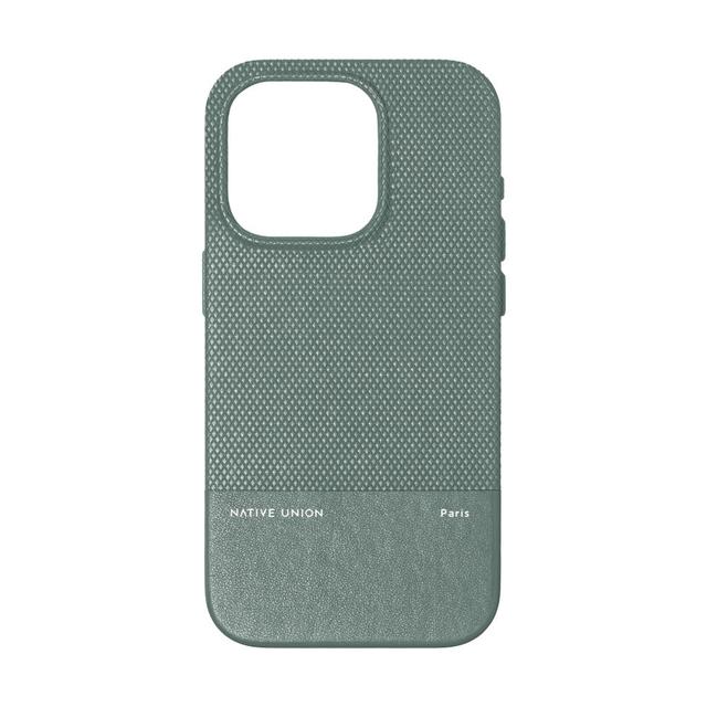 Native Union (RE)Classic Leather Case w/ Magsafe for Apple iPhone 15 Pro 2023 6.1" Green - SW1hZ2U6MTU5MDYyOA==