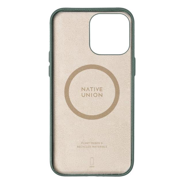 جراب ايفون 15 برو ماكس جلد ناتيف يونيون أخضر Native Union Classic Leather Case Magsafe for Apple iPhone 15 Pro Max - SW1hZ2U6MTU5MDYyMw==