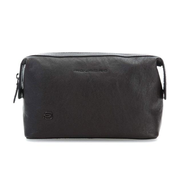 حقيبة يد رجالية جلد أسود PIQUADRO BLACK SQUARE TOILETRY BAG - SW1hZ2U6MTU2ODYzOQ==