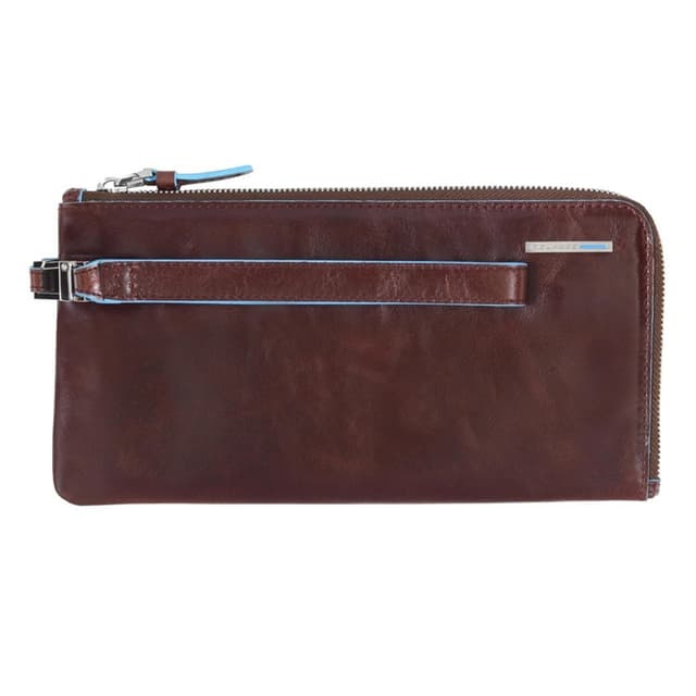 محفظة نقود رجاليه جلد بني PIQUADRO BLUE SQUARE