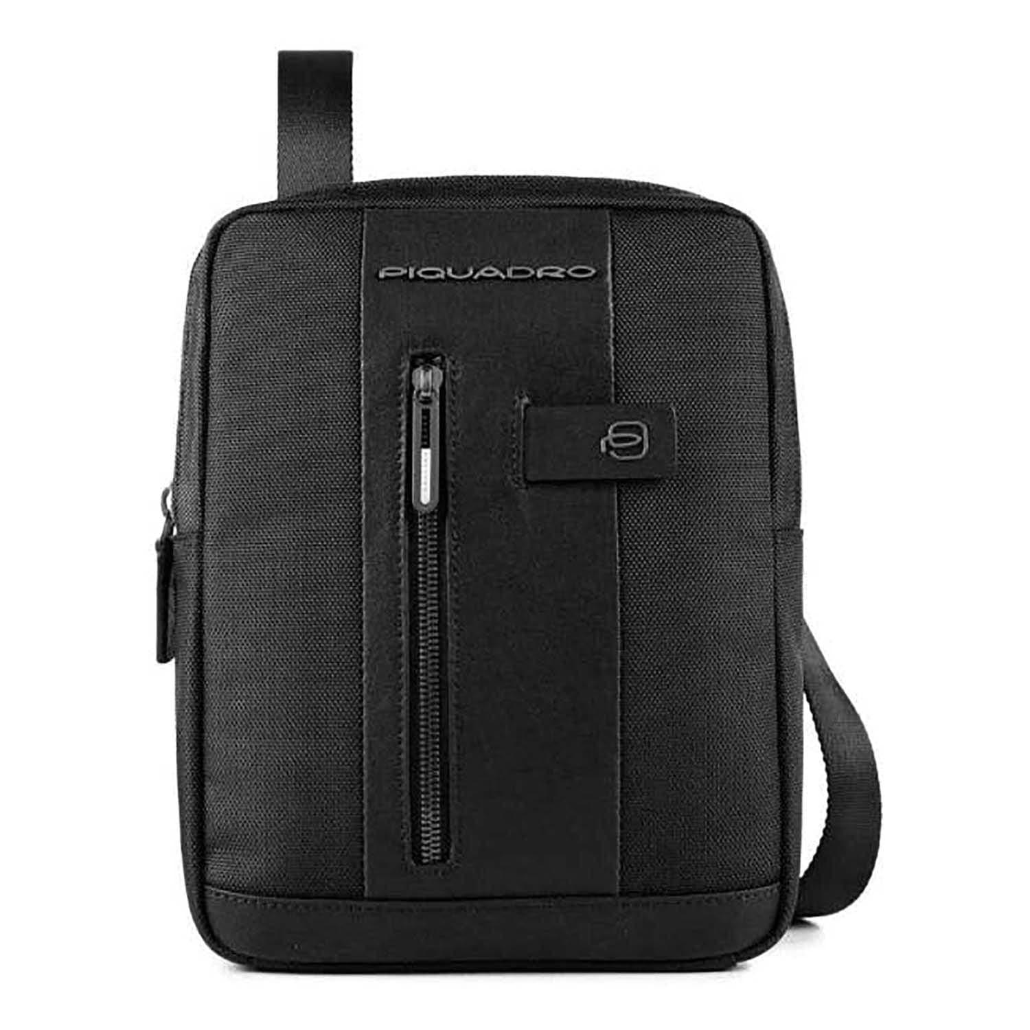 شنطة كتف رجالي لايباد ميني أسود PIQUADRO CROSSBODY MESSENGER BAG