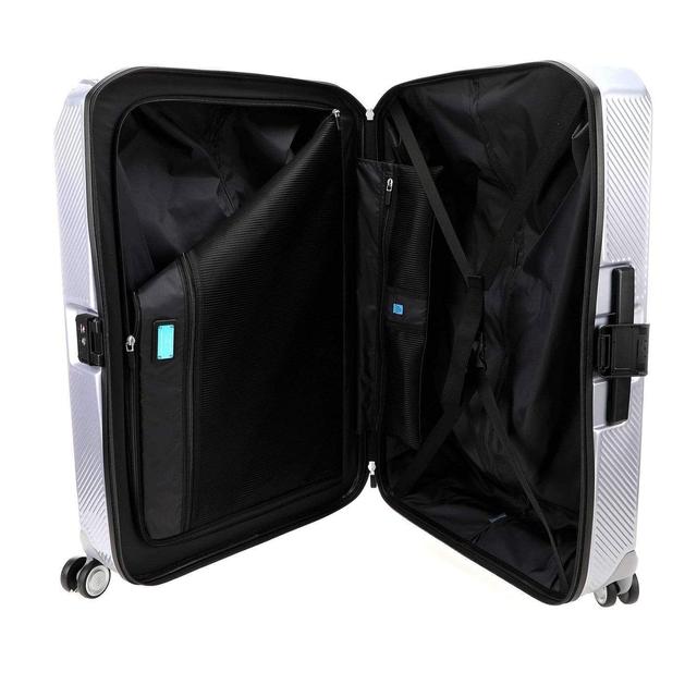 شنطة سفر وسط بمقاس 45.5 * 68 * 28 سم PIQUADRO CUBICA SPINNER 4 WHEELER TROLLEY BAG - SW1hZ2U6MTU1Nzc1Mg==