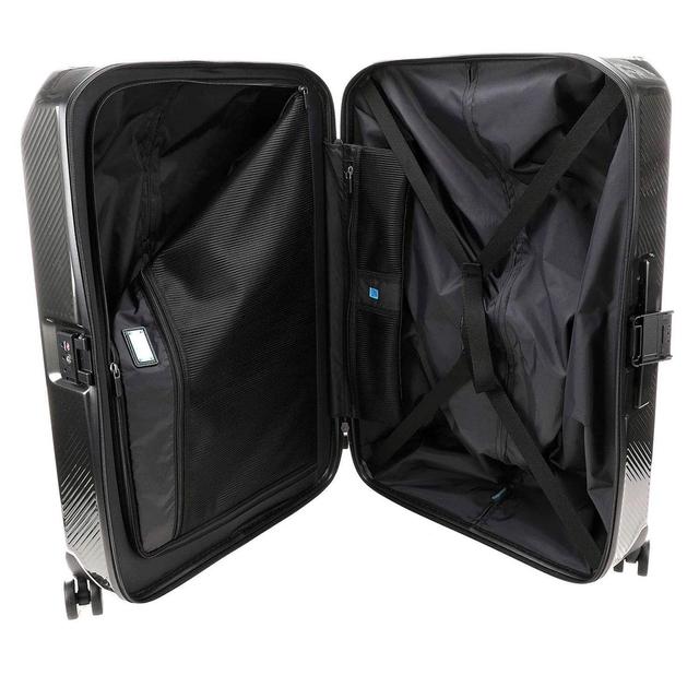 شنطة سفر وسط بمقاس 45.5 * 68 * 28 سم PIQUADRO CUBICA SPINNER 4 WHEELER TROLLEY BAG - SW1hZ2U6MTU1Nzc2MA==