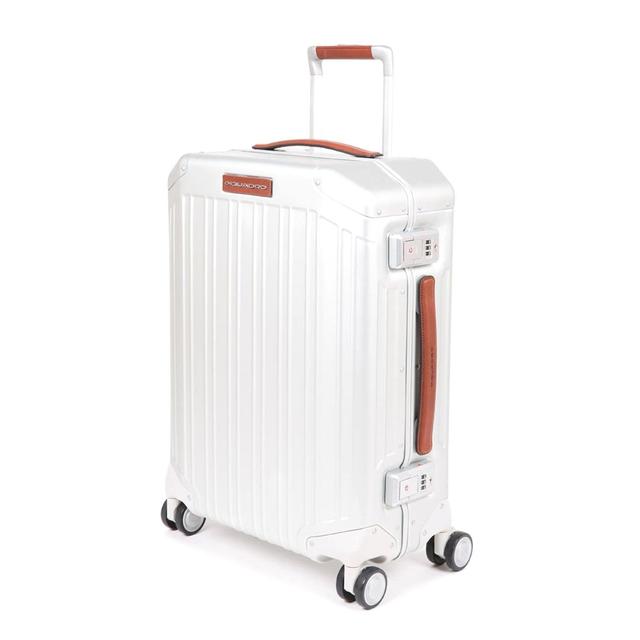 حقيبة سفر بمقاس 54 * 40 * 20  سم PIQUADRO PIQALU SLIM CABIN TROLLEY BAG - SW1hZ2U6MTU2MDA1MQ==