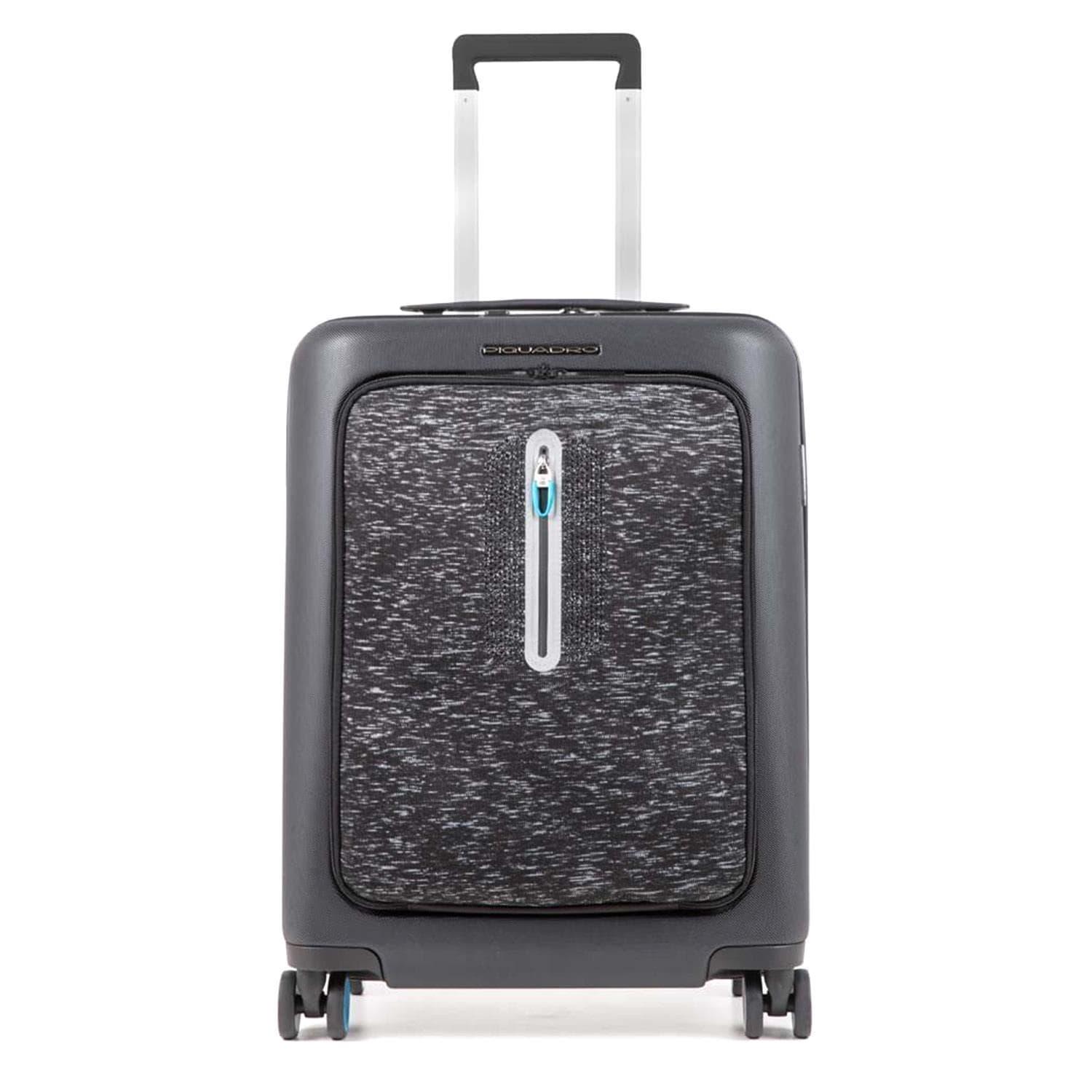 شنطة سفر مع قفل TSA بمقاس 55 * 40 * 23.5 سم PIQUADRO SUITCASE WITH BLUETOOTH AND TSA LOCK