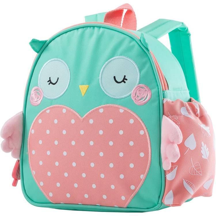 PLANET BUDDIES LUNCH BACKPACK GREEN/PINK