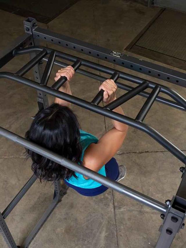 Body Solid Powerline Rack with Extension and Multi Chin-Up Attachment
