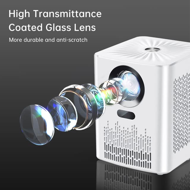 بروجكتر واي فاي محمول اس 8 ميني 5000 لومن من واونيكت Wownect S8 Mini WiFi Projector 5000 Lumens Portable Outdoor Movie Projector
