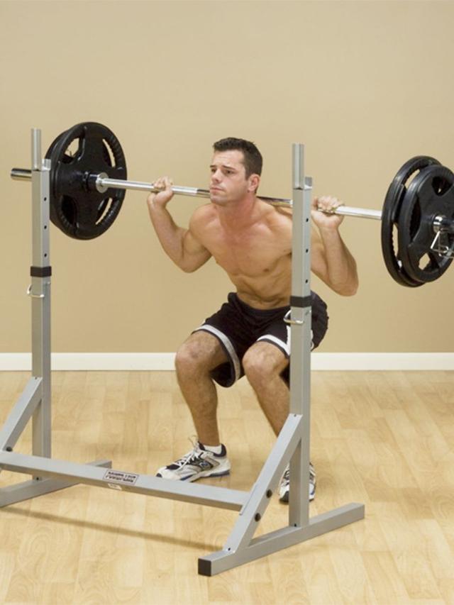 Body Solid Powerline Squat Rack - SW1hZ2U6MTUxMDY0NQ==