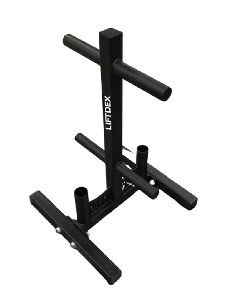 Liftdex 2 Level Tree Plate Holder + 2 Barbell Holder