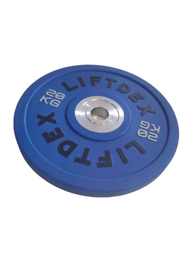 اثقال حديد 20 كجم أزرق ليفت ديكس Liftdex Polyurethane Competition Plate, 1 Piece Weight 20 Kg - 719460