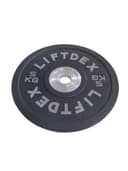 طارات اوزان حديد قرصية 5 كجم للمنافسات باللون الاسود من ليفتديكس Liftdex - Polyurethane Competition Plate, 1 Piece Weight 5 Kg